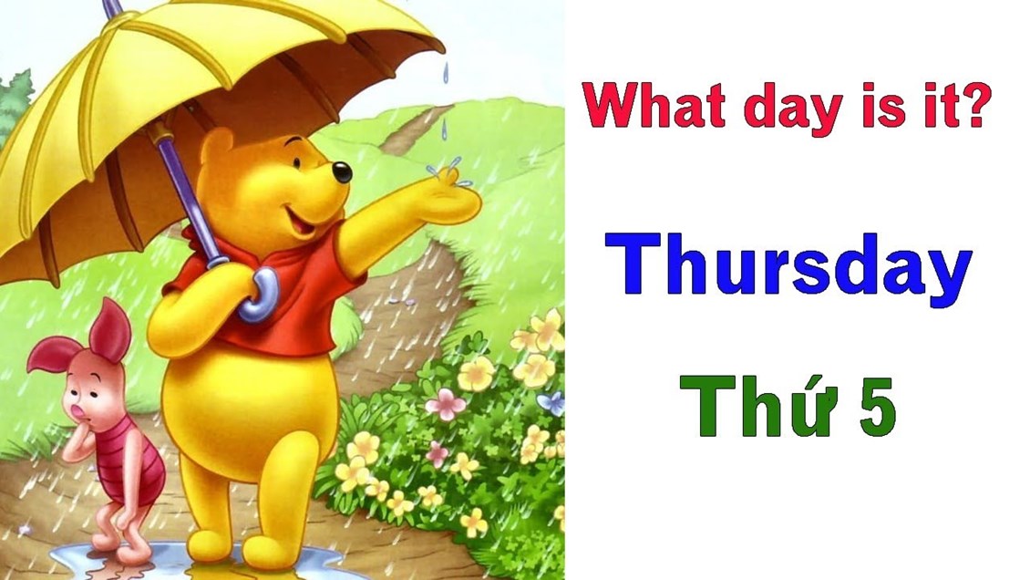 Bé Học Tiếng Anh - Các Ngày Trong Tuần